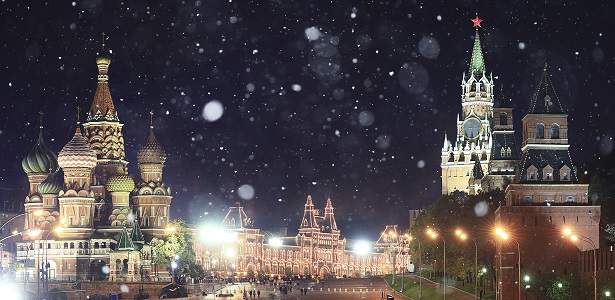 Moscow Kremlin in December Holidays by Private Jet